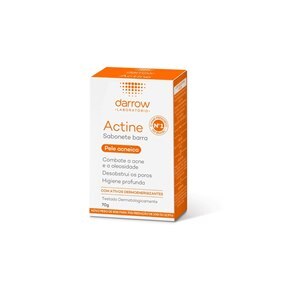 Darrow Actine Sabonete Em Barra Para Pele Acneica 70G