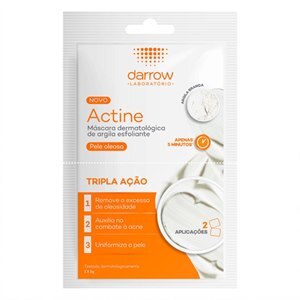 Darrow Actine Máscara Esfoliante De Argila  Antioleosidade 2X5g