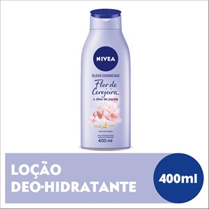 Nivea Óleos Essenciais Flor De Cerejeira E Óleo De Jojoba Maciez E Brilho 400Ml