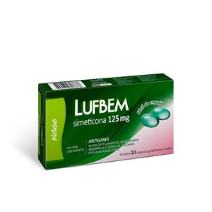 Simeticona - Lufbem 125Mg 10 Cápsulas