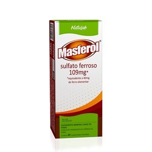 SULFATO FERROSO - MASFEROL109MG 40 COMPRIMIDOS