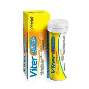 Vitamina C + Zinco - Viter C 1G + Zinco 10Mg 10 Comprimidos Efervescentes