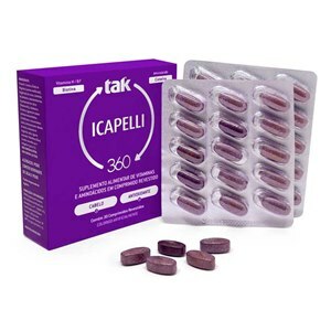 Biotina + Cisteina - Tak 360 Icapelli 30 Comprimidos