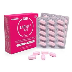Vitaminas + Ácido Hialurônico + Q10 - Tak 360 La Pelle Ah 30 Comprimidos
