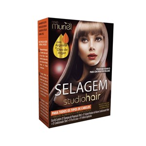 Selagem Condicionante Studio Hair Kit Todos Tipos De Cabelos Muriel