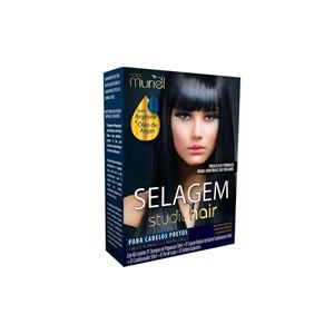 Selagem Condicionante Studio Hair Kit Cabelos Pretos Muriel