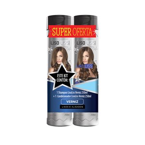 Kit Pack Lisoliss Verniz Shampoo+Condicionador Muriel 250Ml
