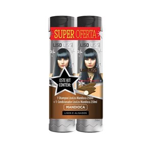 Kit Pack Lisoliss Mandioca Shampoo+Condicionador Muriel 250Ml