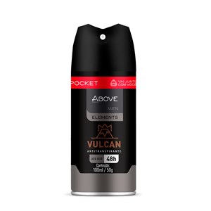 Desodorante Above Pocket Elements Vulcan Men 100Ml  