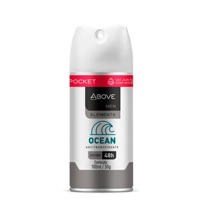 Desodorante Above Pocket Elements Ocean Men 100Ml  