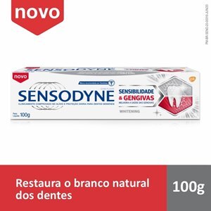 Creme Dental Sensodyne Sensibilidade & Gengivas Whitening 100G