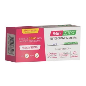 Teste De Gravidez Baby Detect Em Tira