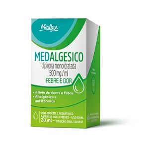 Dipirona Medalgesico 500Mg/Ml Gts 20Ml
