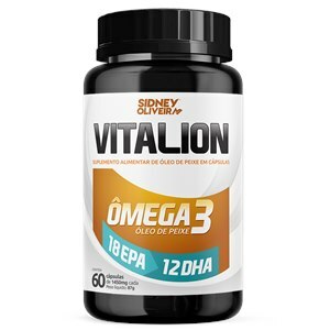 VITALION ÔMEGA 3 1000MG 60 CÁPSULAS SIDNEY OLIVEIRA