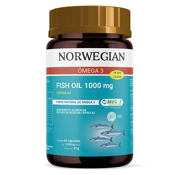 \u00d4MEGA 3 1000MG NORWEGIAN 60 C\u00c1PSULAS SIDNEY OLIVEIRA ...