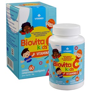 Vitamina C - Biovita C Kids 60 Comprimidos Mastigáveis