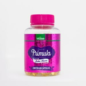 Óleo De Primula 500Mg Vitalab 60 Cápsulas