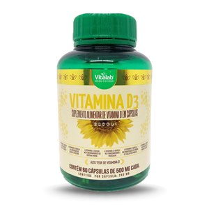 Vitamina D3 2000Ui Vitalab 60 Cápsulas