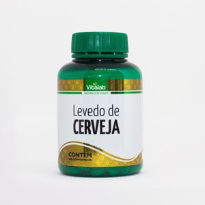 Levedo De Cerveja 400Mg Vitalab 100 Comprimidos