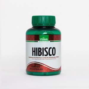 Hibisco 500Mg Vitalab 60 Cápsulas