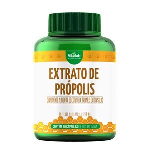Extrato De Própolis 250Mg Vitalab 60 Cápsulas