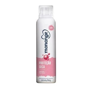 Desodorante Antitranspirante Aerossol Monange Feminino Proteção Seca 72H 150Ml