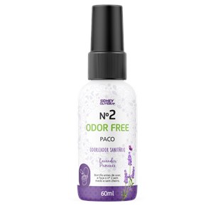 Bloqueador De Odores Spray Paco Nº 2 Odor Free Lavanda Sidney Oliveira 60Ml