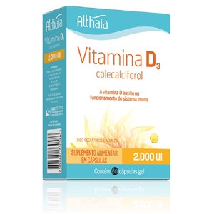 Vitamina D Althaia 2.000Ui 60 Cápsulas 