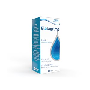 Hialuronato De Sódio - Biolágrima 0,10% Solução Oftálmica Teuto 15Ml