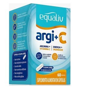 Arginina + Vitamina C - Argi C Equaliv 60 Cápsulas