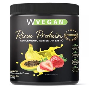 Rice Protein Premium Sabor Vitamina De Frutas Wvegan 350G