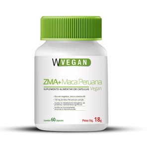 Zma + Maca Peruana Wvegan 60 Cápsulas