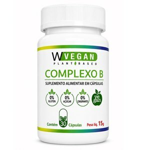 Complexo B Wvegan 30 Cápsulas