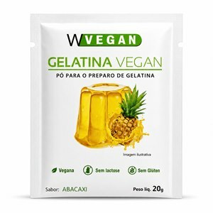 Gelatina Sabor Abacaxi Sachê Wvegan 20g