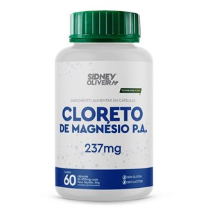 Magnésio P.A. Cloreto 60 Cápsulas Sidney Oliveira