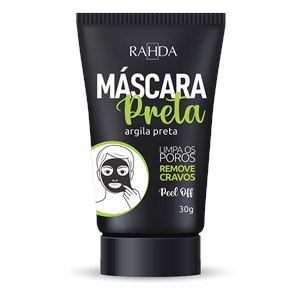 Máscara Limpeza Facial Argila Preta Rahda 30G