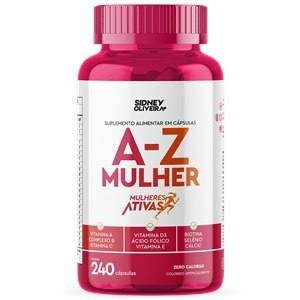 A-Z Mulher Mulheres Ativas 240 Cápsulas Sidney Oliveira