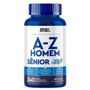 A-Z Sênior Homem Mega Men 240 Cápsulas Sidney Oliveira