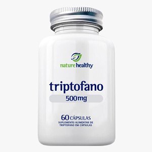 TRIPTOFANO 500MG  NATURE HEALTHY 60 CÁPSULAS