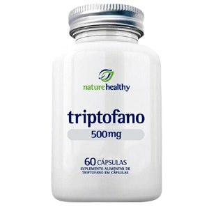 TRIPTOFANO 500MG  NATURE HEALTHY 60 CÁPSULAS