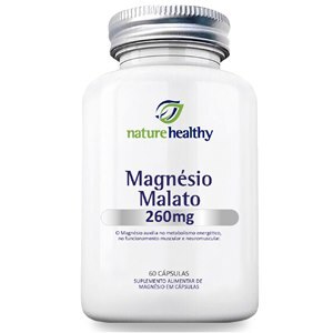 MAGNÉSIO MALATO 260MG NATURE HEALTHY 60 CÁPSULAS