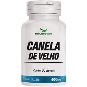 CANELA DE VELHO 400MG NATURALGREEN 60 CÁPSULAS