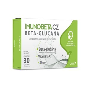 VITAMINA C + ZINCO + BETA-GLUCANA - IMUNOBETA CZ 30 CÁPSULAS