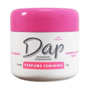 Desodorante Antitranspirante Creme Dap Perfume Feminino 55G