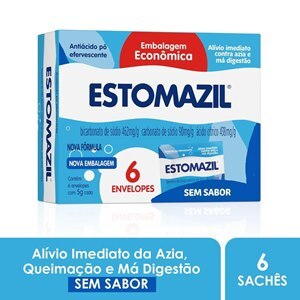 ESTOMAZIL PÓ SEM SABOR 6 ENVELOPES