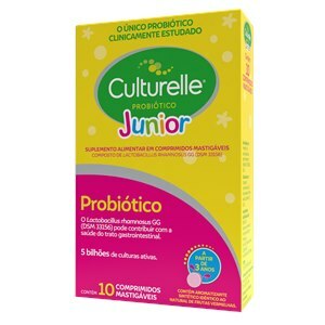 Culturelle Probiótico Junior 10 Comprimidos Mastigáveis