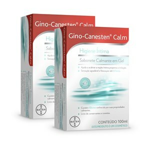 Kit Sabonete Íntimo Calmante Em Gel Gino-Canesten 100Ml 50% De Desconto Na Segunda Unidade