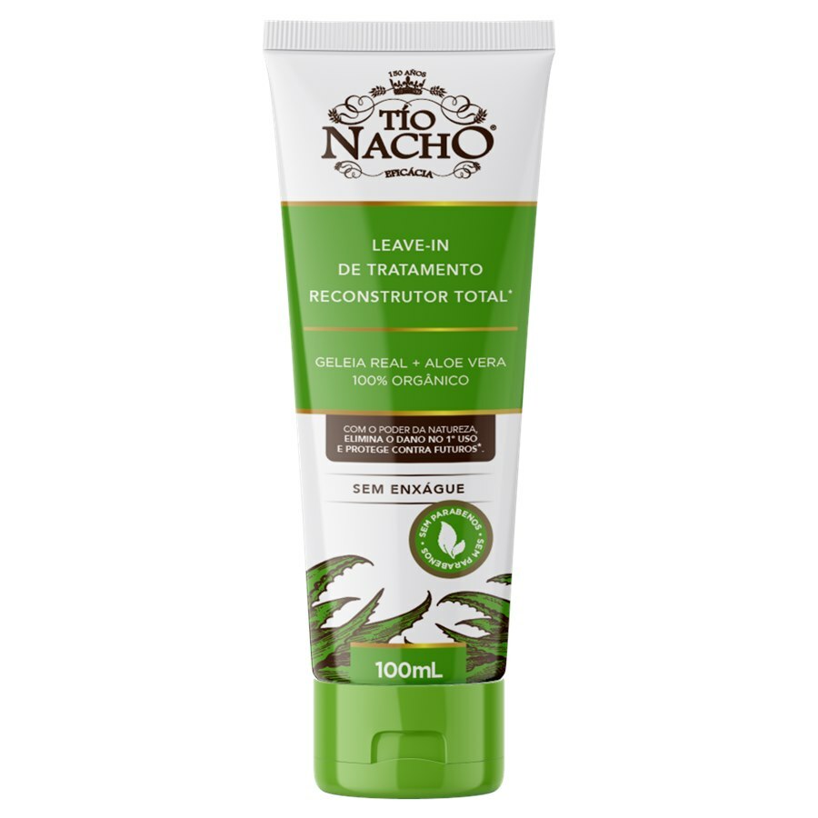 LEAVE IN RECONSTRUTOR TOTAL COM ALOE VERA TIO NACHO 100ML - Ultrafarma