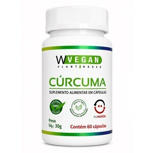 Cúrcuma Wvegan 60 Cápsulas