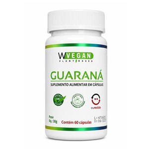 Guaraná Wvegan 60 Cápsulas